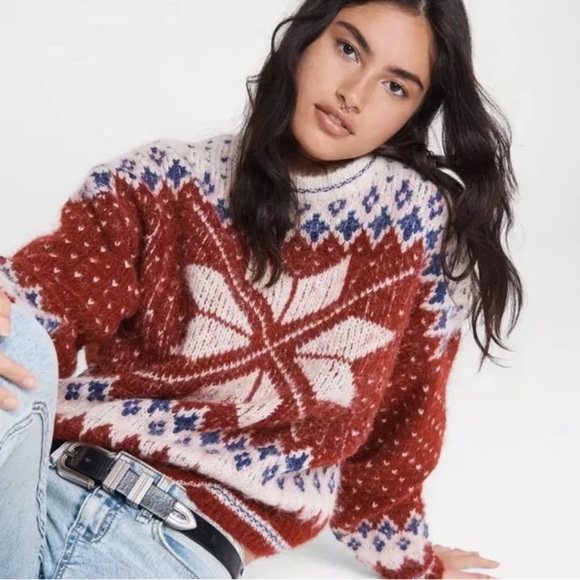 Rag & Bone Fran Alpaca Blend Sweater